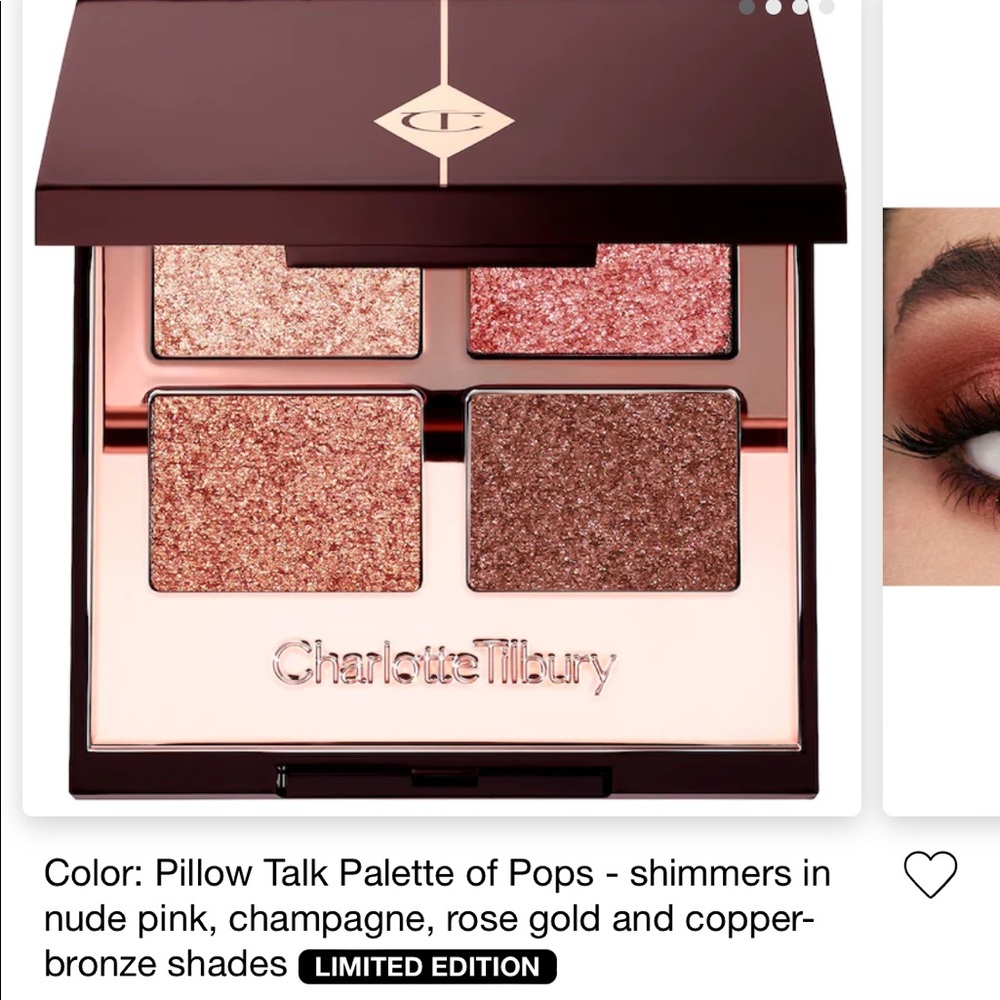 Charlotte Tilbury Shimmer Pillowtalk Eyeshadow Palette